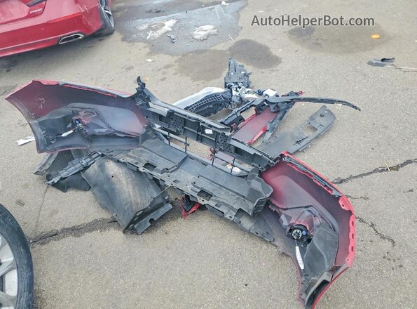 1HGCV1F30NA024744 2022 HONDA ACCORD Red ძრავის განყოფილების ხედი
