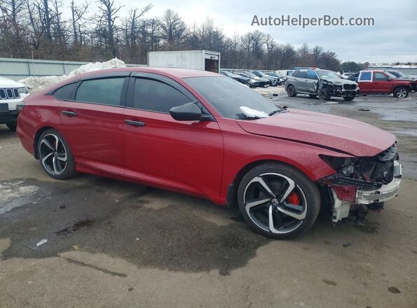 1HGCV1F30NA024744 2022 HONDA ACCORD Red წინა მარჯვენა