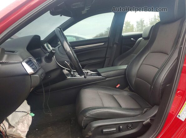 1HGCV1F30NA024744 2022 HONDA ACCORD Red წინა სალონის ხედი