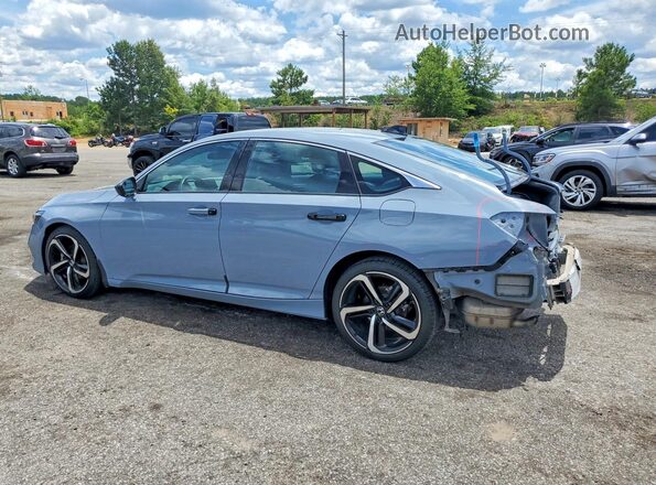 1HGCV1F30NA087309 2022 HONDA ACCORD Turquoise Tył lewy
