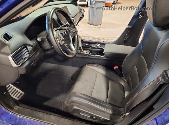 1HGCV1F30NA090033 2022 HONDA ACCORD Blue Front interior view