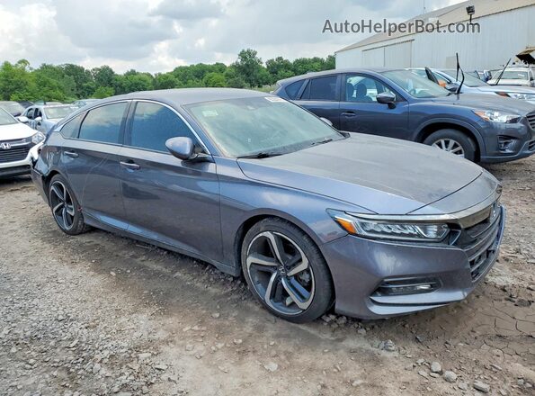 1HGCV1F31JA017960 2018 HONDA ACCORD Charcoal Delantero derecho