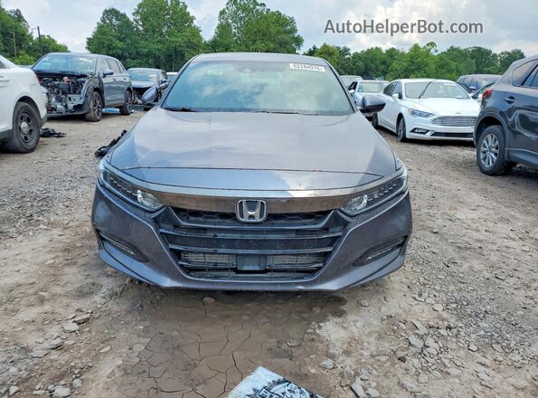1HGCV1F31JA017960 2018 HONDA ACCORD Charcoal Vista frontal