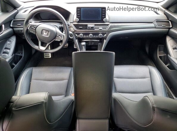 1HGCV1F31JA017960 2018 HONDA ACCORD Charcoal Vista del salpicadero
