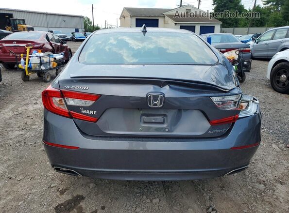 1HGCV1F31JA017960 2018 HONDA ACCORD Charcoal Vista trasera