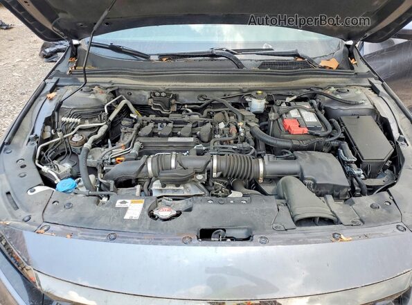 1HGCV1F31JA017960 2018 HONDA ACCORD Charcoal Vista interior trasera