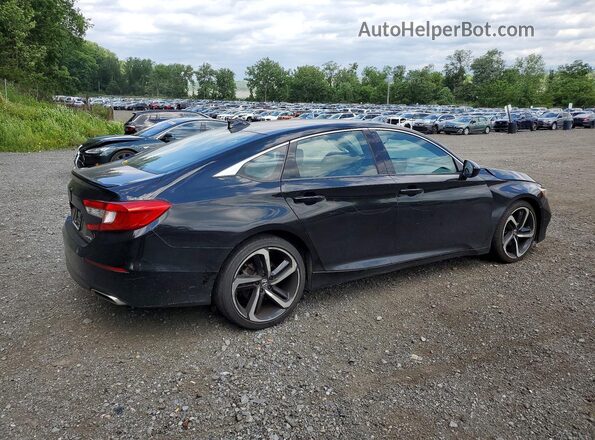 1HGCV1F31JA058041 2018 HONDA ACCORD Black Rear right