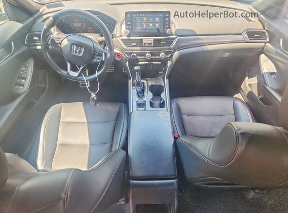 1HGCV1F31JA170936 2018 HONDA ACCORD Black Vista del salpicadero