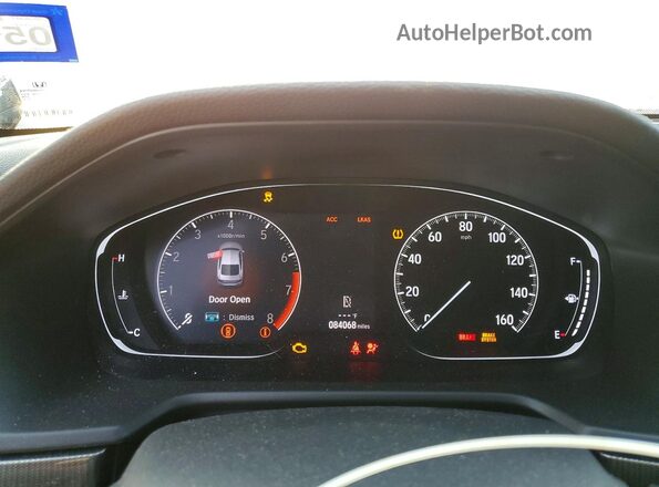 1HGCV1F31JA192225 2018 HONDA ACCORD Серебряный Вид щитка приборов
