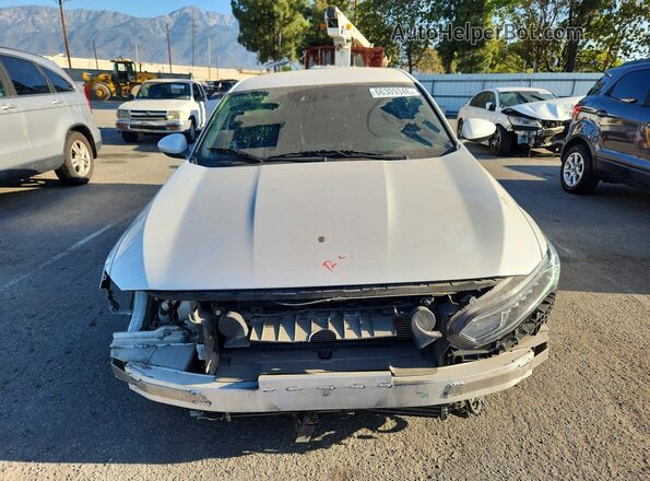 1HGCV1F31JA201781 2018 HONDA ACCORD White Вид спереду