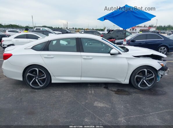 1HGCV1F31KA066089 2019 HONDA ACCORD White Панорамний вид салону 360°