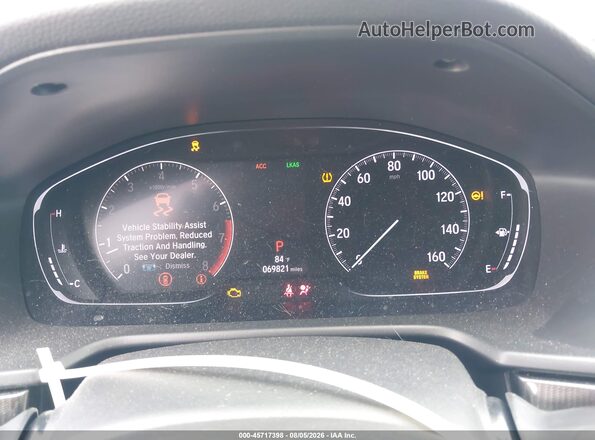 1HGCV1F31KA066089 2019 HONDA ACCORD White Вид задніх сидінь