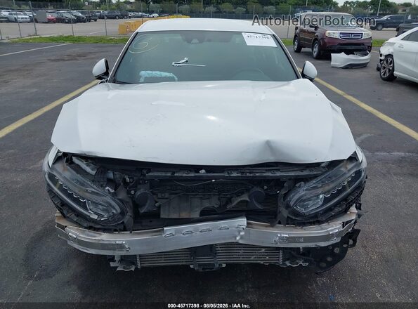1HGCV1F31KA066089 2019 HONDA ACCORD White Вид спереду