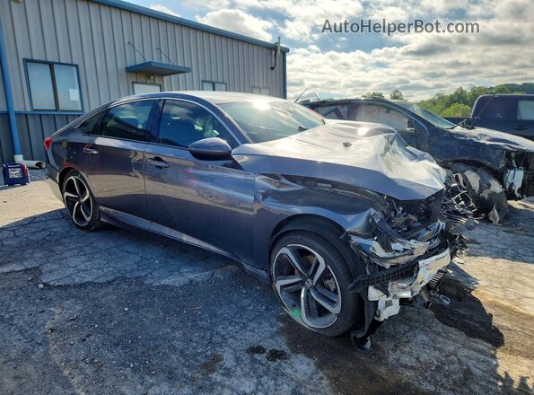 1HGCV1F31KA078260 2019 HONDA ACCORD Gray Front right