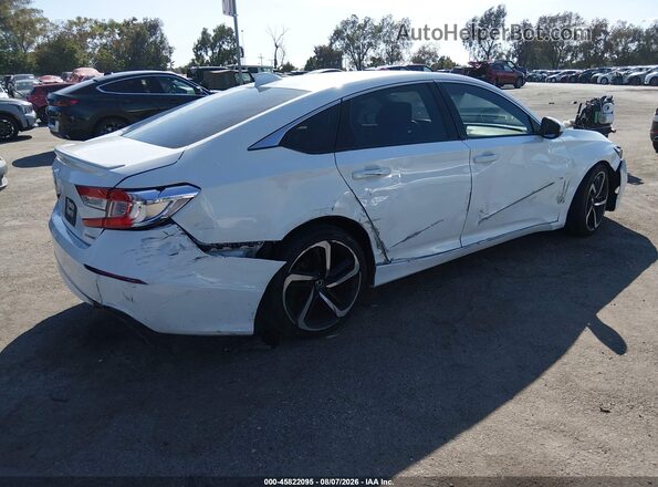 1HGCV1F31KA095513 2019 HONDA ACCORD White Trasero derecho