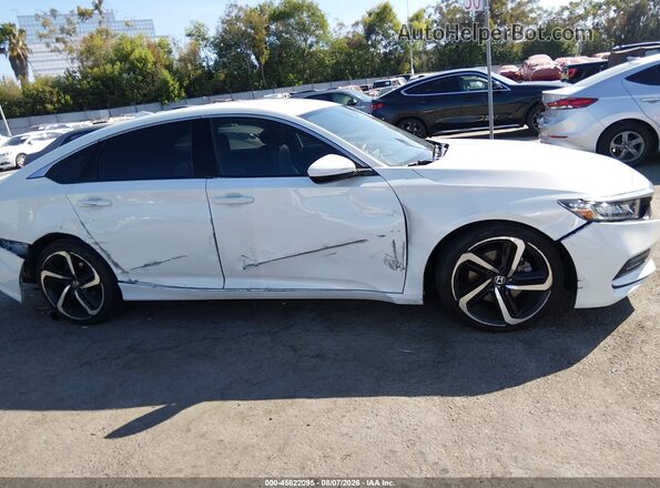 1HGCV1F31KA095513 2019 HONDA ACCORD White Vista interior trasera