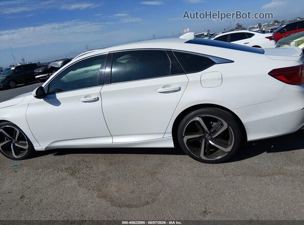 1HGCV1F31KA095513 2019 HONDA ACCORD White Vista interior de 360 grados