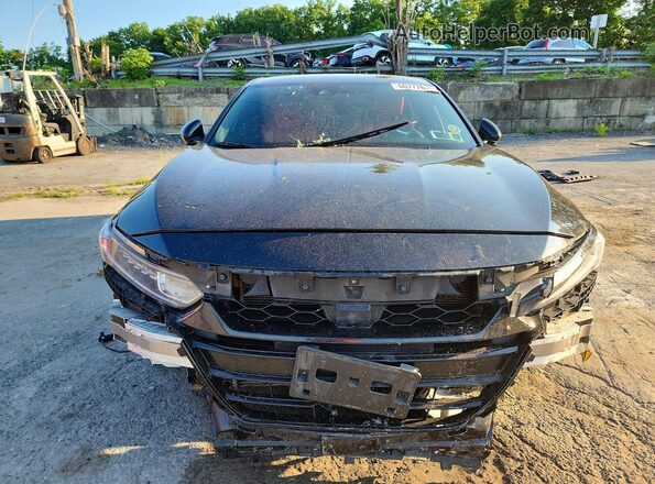 1HGCV1F31KA127585 2019 HONDA ACCORD Black Vista frontal