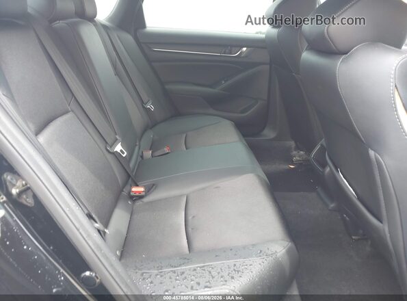 1HGCV1F31LA018142 2020 HONDA ACCORD Black Widok naklejki z numerem VIN