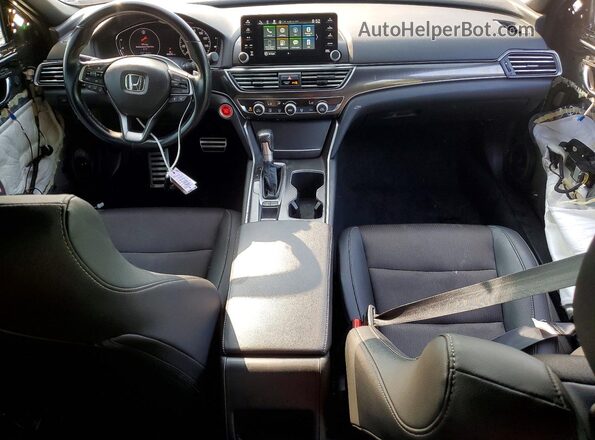 1HGCV1F31LA044868 2020 HONDA ACCORD Black Vista del salpicadero