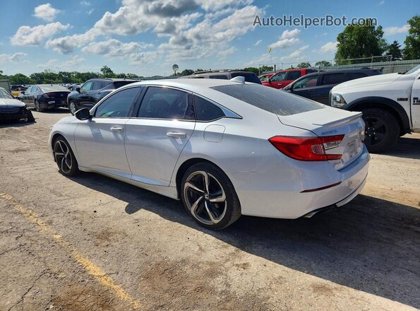 1HGCV1F31LA076736 2020 HONDA ACCORD Белый Задняя левая четверть