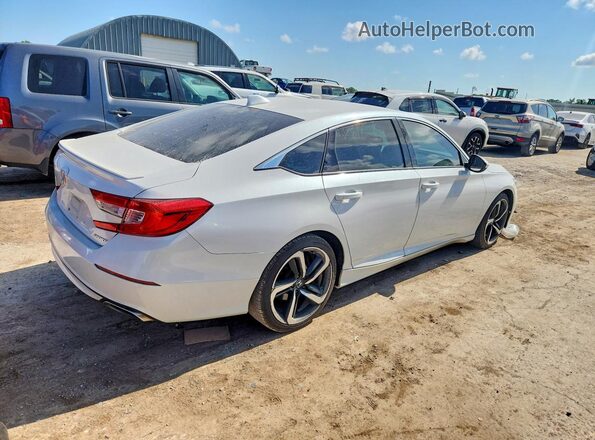 1HGCV1F31LA076736 2020 HONDA ACCORD Белый Задняя правая четверть