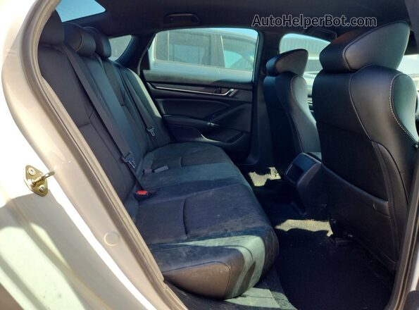 1HGCV1F31LA076736 2020 HONDA ACCORD Белый Вид задних сидений