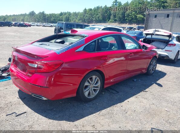 1HGCV1F31LA077210 2020 HONDA ACCORD Red Задня права чверть