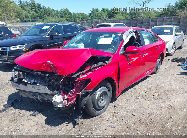 1HGCV1F31LA077210 2020 HONDA ACCORD Red Вид спереду