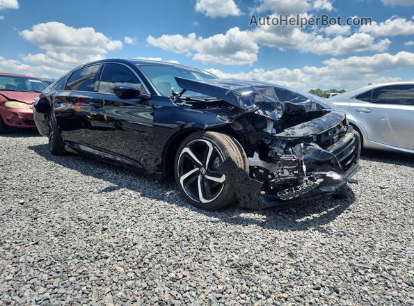 1HGCV1F31LA093598 2020 HONDA ACCORD Black Առջևի աջ