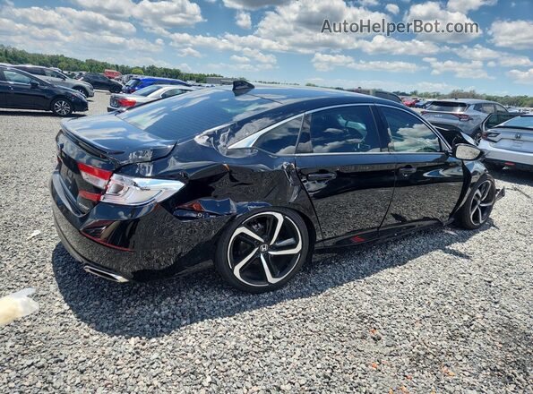 1HGCV1F31LA093598 2020 HONDA ACCORD Black Հետևի աջ