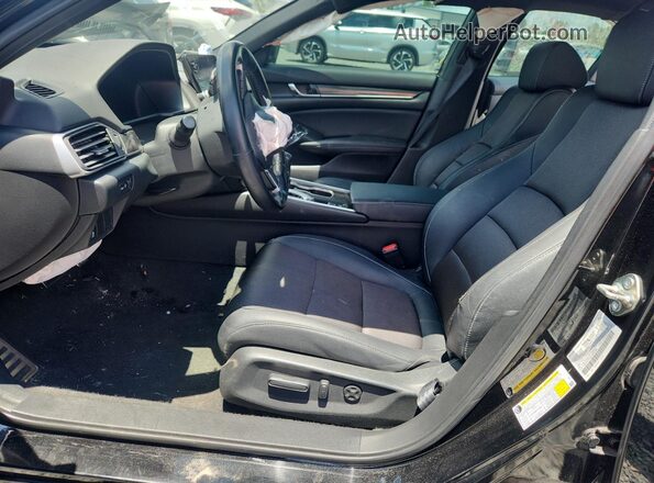 1HGCV1F31LA093598 2020 HONDA ACCORD Black Սալոնի դիմացի տեսք