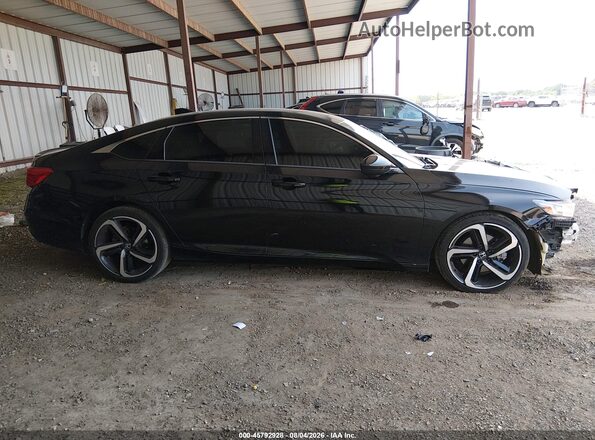 1HGCV1F31LA102252 2020 HONDA ACCORD Black Vista interior de 360 grados