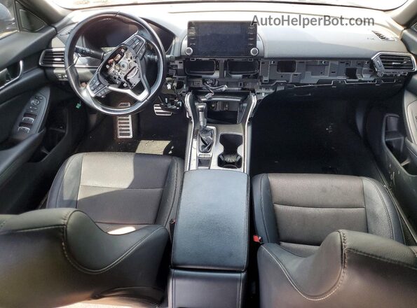 1HGCV1F31LA149197 2020 HONDA ACCORD Gray Dashboard view