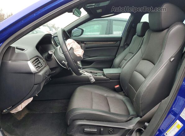 1HGCV1F31MA069903 2021 HONDA ACCORD Blue Սալոնի դիմացի տեսք