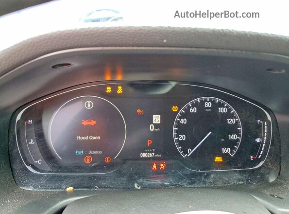 1HGCV1F31MA069903 2021 HONDA ACCORD Blue Սարքավորումների վահանակի տեսք