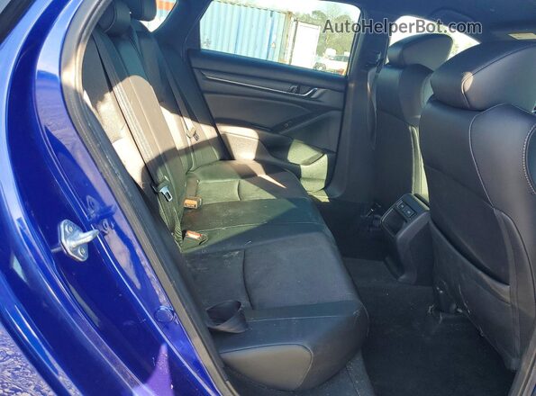 1HGCV1F31MA069903 2021 HONDA ACCORD Blue Հետևի նստատեղերի տեսք