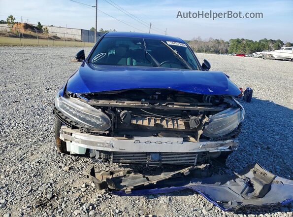 1HGCV1F31MA069903 2021 HONDA ACCORD Blue Vista frontal