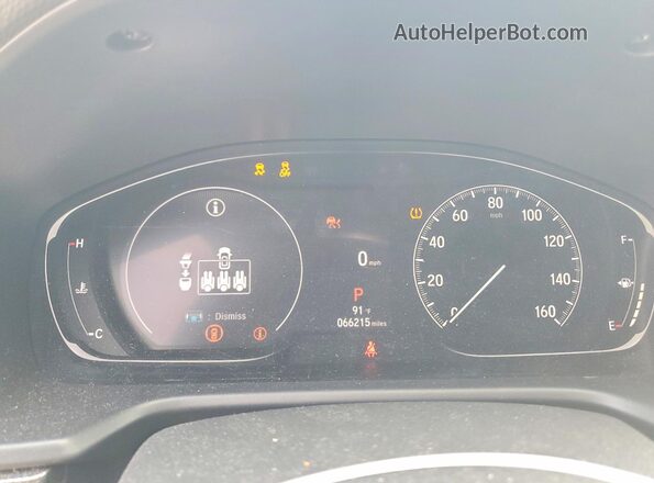 1HGCV1F31NA070633 2022 HONDA ACCORD Black Սարքավորումների վահանակի տեսք