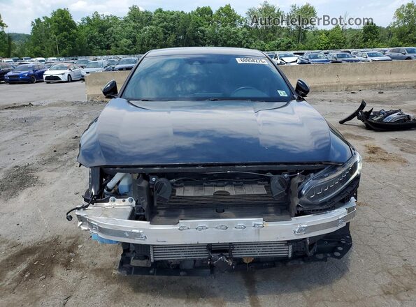 1HGCV1F31NA070633 2022 HONDA ACCORD Black Դիմացի տեսք