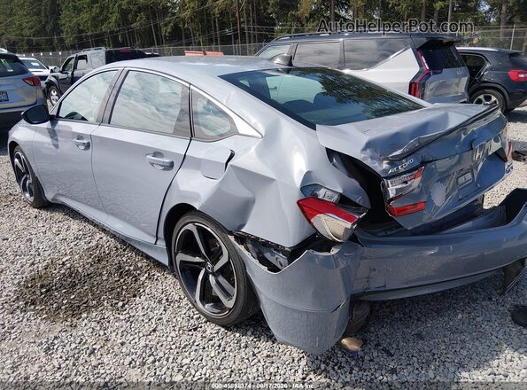 1HGCV1F31NA097458 2022 HONDA ACCORD Light Blue Tył lewy