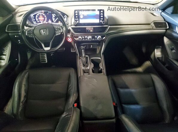 1HGCV1F32JA007308 2018 HONDA ACCORD Gray Vista del salpicadero
