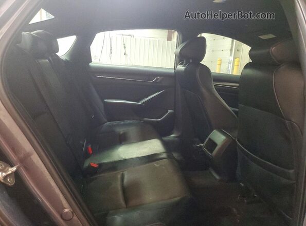 1HGCV1F32JA007308 2018 HONDA ACCORD Gray Vista de los asientos traseros