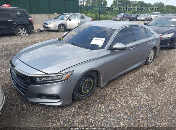 1HGCV1F32JA029146 2018 HONDA ACCORD Silver წინა მარცხენა ხედი სამი მეოთხედიდან