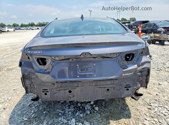 1HGCV1F32JA093090 2018 HONDA ACCORD Gray Vista trasera