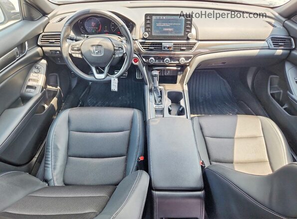 1HGCV1F32JA093090 2018 HONDA ACCORD Gray Vista del salpicadero