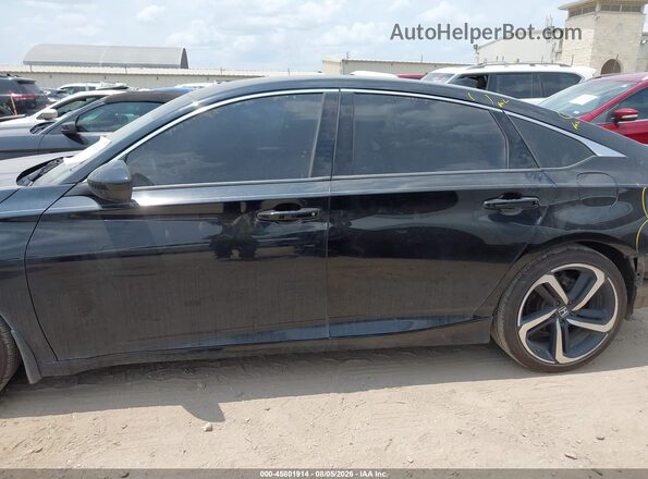 1HGCV1F32JA130462 2018 HONDA ACCORD Черный 