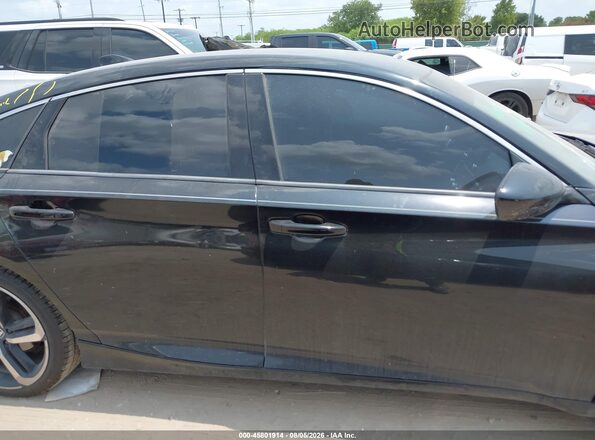1HGCV1F32JA130462 2018 HONDA ACCORD Черный Панорамный вид салона 360°