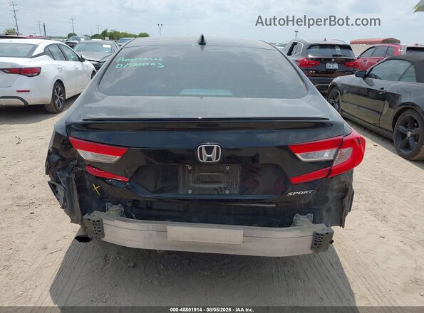 1HGCV1F32JA130462 2018 HONDA ACCORD Черный 