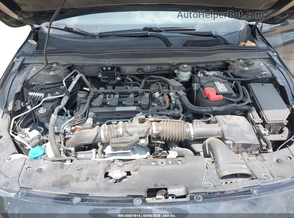 1HGCV1F32JA130462 2018 HONDA ACCORD Черный Вид сзади